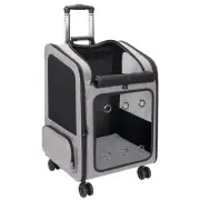 Extra Large Pet Carrier Backpack with Wheels Cats Under 30 Lbs, for Dogs Pupp...