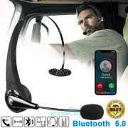 Bluetooth Headset Trucker Driver Call Center Headset Wireless Headphone with Mic