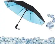 BBASILIYSD 3 in 1 Umbrella with Fan,Uv Blocking Umbrella With Fan,Portable Fan Umbrella With Uv Protection,USB Rechargeable Summer Sunshade,2600mah USB Rechargeable,for Golf Beach Patio Garden