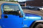 CB Antenna PASSENGER Windshield BRACKET W Stud 1997-2006 Jeep TJ Wrangler (for: Jeep)