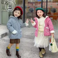 在飛比找蝦皮購物優惠-嬰幼兒童羽絨服秋冬新款女童中長款羽絨服裝中兒童裝寶寶刷毛外套