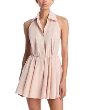 Norma Kamali Halter Mini Dress
