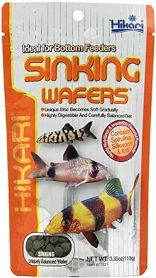 Hikari Tropical Sinking Wafers for Catfish, Loaches 3.88 Ounce (Pack of 2)