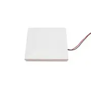 3 1/2" Sq. Ornamental Downward Low Voltage LED Lighted Post Cap -White