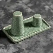 Celadon Relief Cleaning and Drying Teapot Cover Frame Zisha Pot Lid Shelf