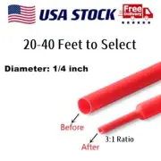 3:1 Heat Shrink Tubing Marine Grade Electrical Wire Sleeve Waterproof (ID 1/4")