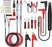 Multimeter Test Probes - Professional Tester Needle Leads Probe Set - Electrical Test Multimeter Alligator Clip for Clamp Meters, Instruments