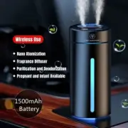 380ML Double Spray USB Car Air Humidifier and Essential Oil Diffuser with lights