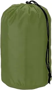 uxcell Stuff Sack, Nylon Waterproof Storage Sacks Portable Drawstring Dry Stuff Bag Gear Organization with Toggle, 4x8Inch Fit for Backpacking Camping Traveling Hiking(Dark Green)