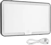 Car Sun Visor Vanity Mirror Dimmable Touch Control Car Mirror with 3 Lighting Modes Universal Portable Car Vanity Mirror USB Rechargeable Makeup Mirror Visor Cosmetic Car Makeup Mirror for Car