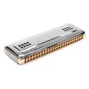 56-CG Echo Harp 2x48 C and G Keys Tuned Tremolo Harmonica with Double Lacquer...