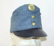 AUSTRIAN AUSTRO HUNGARIAN ARMY WW1 REPRO EARLY BLUEISH CAP HAT Sz58 (7 1/4) mkd