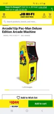 Arcade1Up Pac-man Deluxe Edition PacMan NEW In Box