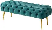 RJYYYDS End of Bed Bench Fabric Rectangular Bed Living Room Furniture for Home Soft Hallway Bench Shoe Replacement Foot Stool Chair