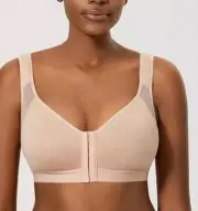 NWT Delimira Firm Support Full Coverage Bra Front Fastener Back Support Sz: 34D