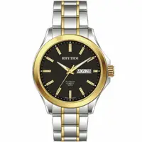 在飛比找樂天市場購物網優惠-Rhythm 日本麗聲鐘時針 大眾系列波形紋路流行腕錶 (G