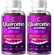 Quercetin Gummies - Quercetin with Bromelain, Vitamin C, Zinc & Elderberry 2000m