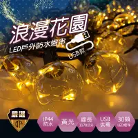 在飛比找生活市集優惠-新款USB浪漫花園LED戶外防水燈串