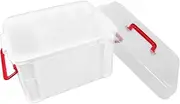 Alipis Multi Medical Storage Box Portable Medication Organizer for Home Emergency Kit and First Aid Supplies Compact with Handle