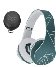PowerLocus P2 Headphones OCEAN BLUE Eco friendly NIB