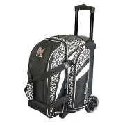 KR Strikeforce Cruiser Smooth White Leopard 2 Ball Roller Bowling Bag