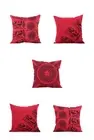 Block Print Cotton Pillow SET of 5 pcs 17.91" x 17.91" FREE Fast Shipment 08333