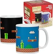 Paladone Super Mario Brothers Heat Changing Ceramic Coffee Mug - Collectors Edition