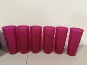 Tupperware Set Of 6 Tumblers 16 Ounce Each