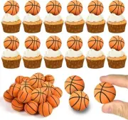 Basketball Cake Topper Decorations Mini Basketball Cup Cake Decorations For
