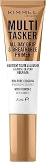 Rimmel Multi-Tasker All Day Grip & Breathable, Clear, Primer, Lightweight, Breathable, Gel Texture, Preps Skin, Vegan Formula, 24ml