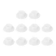 10pcs Hole Plug 7/16 Inch (11mm) Button Plugs Fit for 10mm Hole, White