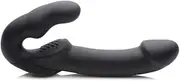 Strap U Evoke Rechargeable Vibrating Silicone Strapless Strap On