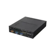 Thermaltake 3.5in Bay 2xUSB3.0 1xeSATA 1xCharger Port Multi-Card Reader (AC0031)