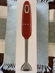 SMEG IMMERSION HANDHELD BLENDER MODEL HBF01RDUS NIB