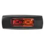 Narva 9-33V LED Side Marker Lamp Red/Amber With 0.5M Cable Black Cover - 96802B