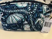 NEW! Vera Bradley SHORE ENOUGH Medium Travel Cosmetic Bag Quilted Cotton ($49)