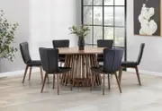 TORENTO 7 Piece Dining Suite with Allcot Dining Chairs