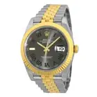 ROLEX Stainless Steel & 18K Yellow Gold 41mm Rolex Datejust 41 126333 NEW 2025