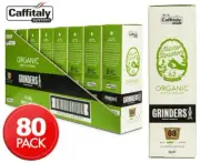 8 x Grinders Master Roasters Organic Coffee Capsules 10pk