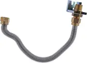 ORIGPARTS Grill Bulkhead Assembly 66214 & Corrugated Gas Line 66165 for Weber Genesis II E/SE-410/610 (2017)