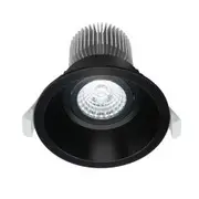 Brilliant Mini Trim-II 10W COB LED Tri Colour Gimble Downlight