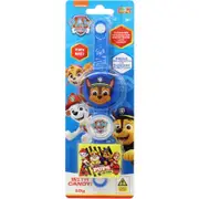 Paw Patrol Blue Flashing Wristband Watch Toy with Jelly Beans Candy for Kids