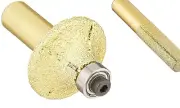 Straight Brazed Finger Bit and 3/4" router bit 1/2-Inch Shank granite glass wood