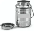 Stainless Steel Milk Storage Container Milk Can Oil Pot Ghee Can Silver 3 Litre
