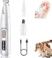Dog Paw Trimmer, Pet Paw Trimmer 2025 Upgraded Model, Pet Hair Trimmers with LED Light, Pets Hair Clippers, for Cats and Dogs Paws, Face, Eyes, Ears (Style A)