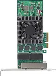 4 Port PCIE Network Card, 2.5G PCIE Network Card Flexible for Industrial Grade Applications