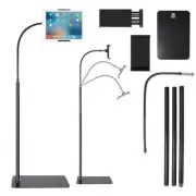 Flexible Gooseneck Tablet Floor Stand Lazy Holder Universal for Phone Ipad 4-10"