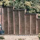 Woodland Scenics ~ New 2025 ~ HO Scale ~ Timber Retaining Walls (3 pcs) ~ C1260