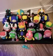 Bandai Zombie Empire Puzzle Figure Erasers Rare