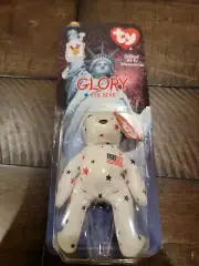 Ty Teenie Beanie Baby GLORY the Bear 1997 Mcdonalds Rare with Tag Errors 1993